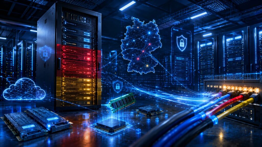 Enterprise Germany VPS hosting data center with NVMe servers and secure cloud infrastructure.