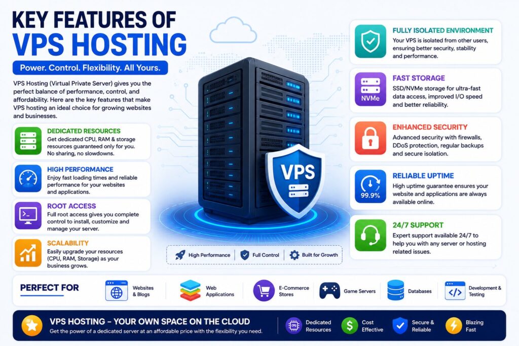 Virtual Private Server compared with shared hosting
