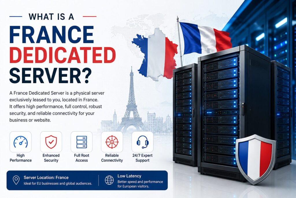 What is a France Dedicated Server? High-performance dedicated server hosted in France for secure business hosting.