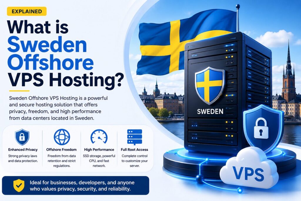 What is Sweden Offshore VPS Hosting? Secure, private, and high-performance virtual private server hosted in Sweden.